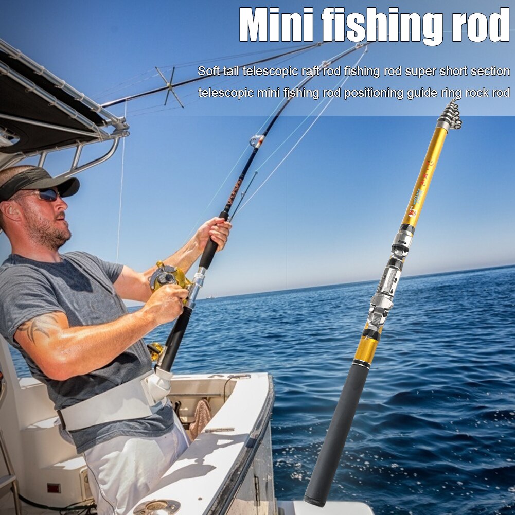 Carbon Fiber 1.5/1.8/2.1/2.4M Spinning Fishing Rod M Power Telescopic Rock Fishing Rod Carp Feeder Rod Surf Spinning Rod New