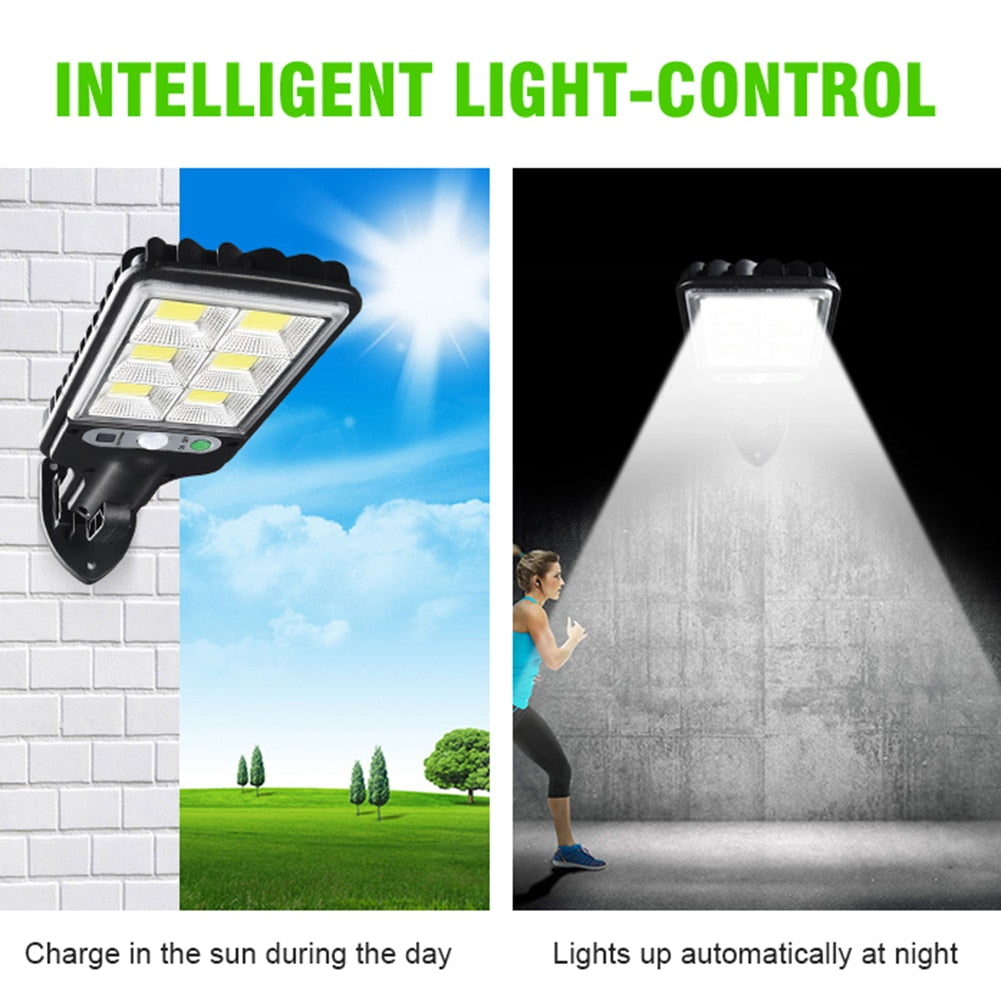 18led/30cob/72cob LED Solar Power Wall Light Outdoor Motion Sensor Lamp Garden Yard Remote Control Lamp Solar Street Lights