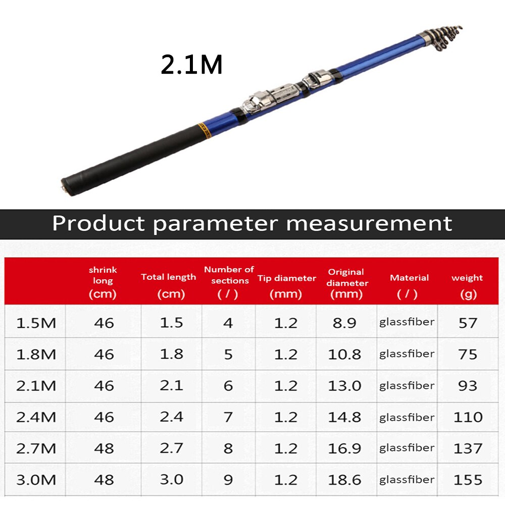 Carbon Fiber 1.5/1.8/2.1/2.4M Spinning Fishing Rod M Power Telescopic Rock Fishing Rod Carp Feeder Rod Surf Spinning Rod New