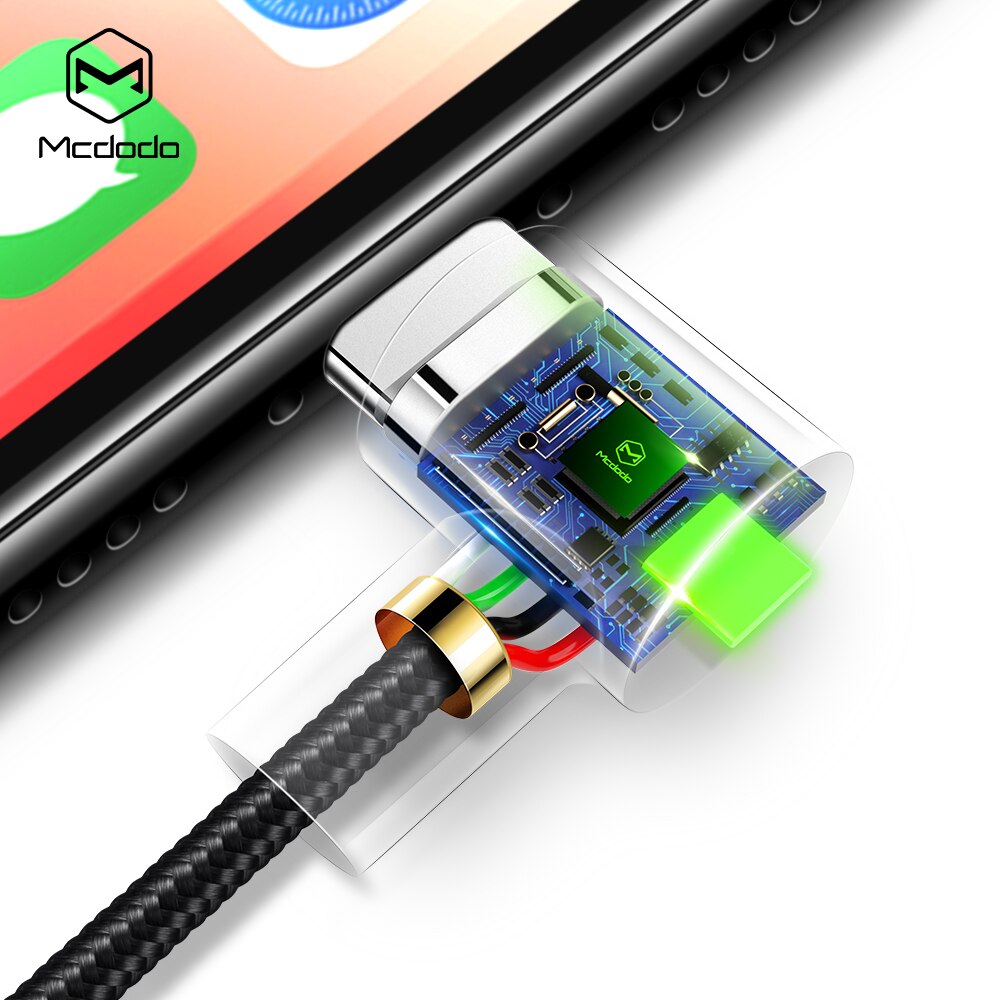 MCDODO USB Cable Fast Charging Mobile Phone Charger Data Cord For iPhone 13 12 11 Pro Max Xs Xr X 8 7 6 6s Plus 5s 5 5c SE iPad