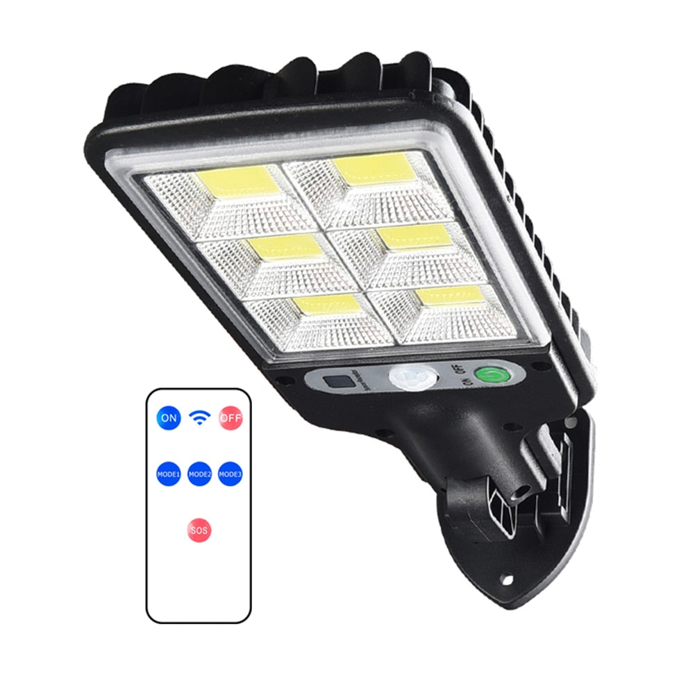 18led/30cob/72cob LED Solar Power Wall Light Outdoor Motion Sensor Lamp Garden Yard Remote Control Lamp Solar Street Lights