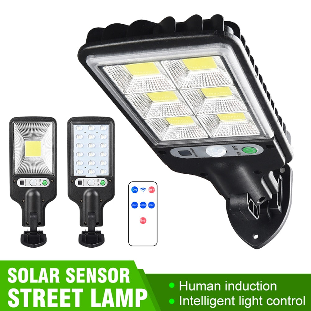 18led/30cob/72cob LED Solar Power Wall Light Outdoor Motion Sensor Lamp Garden Yard Remote Control Lamp Solar Street Lights