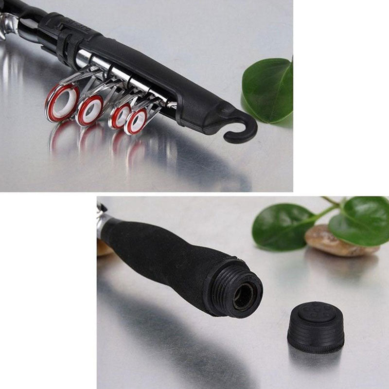 Fishing Rod Carbon Fiber Telescopic Ultra-light Hard Pole For Freshwater Fishing Pole Entertainment Mini Travel Rod 36*2*2