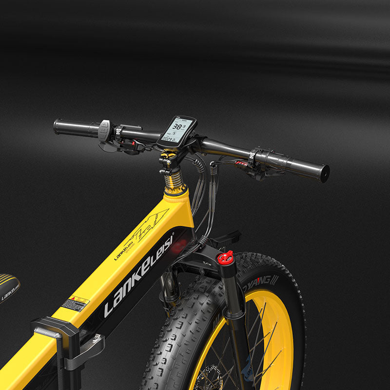 Lankeleisi 1000W Electric Bike Fat Ebike Folding E Bike 48v Electric Mountain Bicycle 26-Inch электрофетбайк Grasa Bicicleta