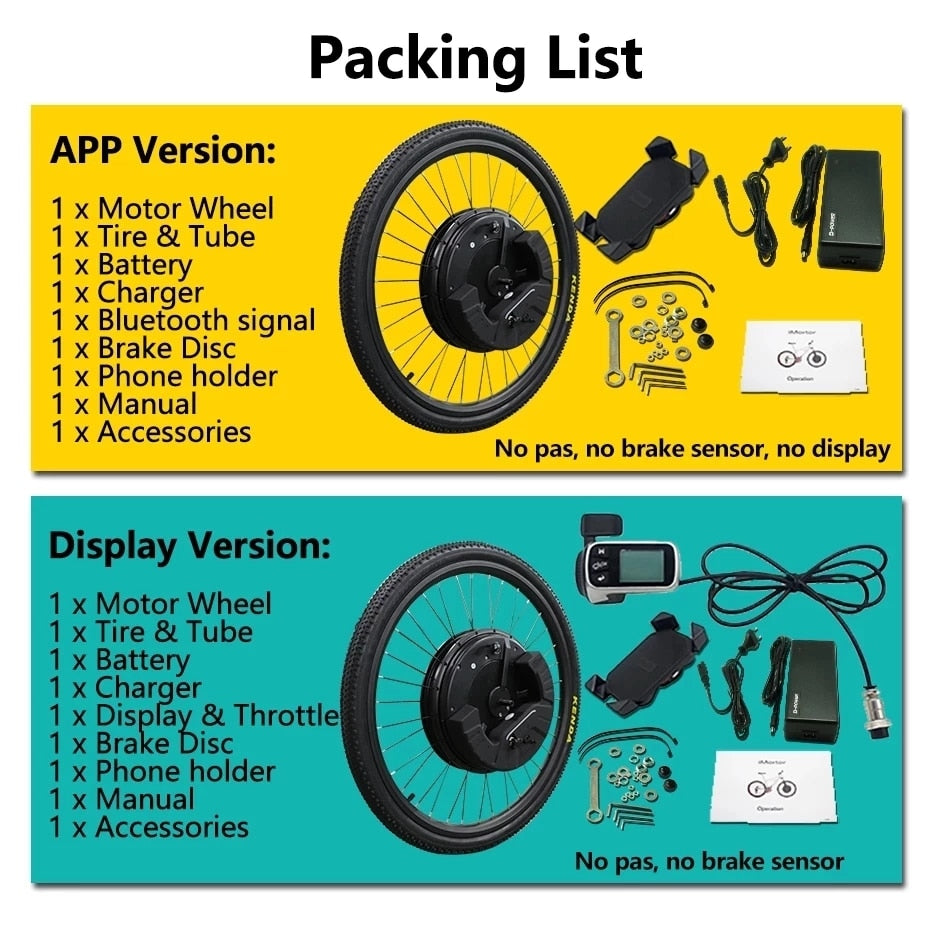 All in One Ebike Convertion Kit 40km/h E Bike Convertion Kit IMotor 3.0 Battery Inclusive Electric Bicycle Conversion Hub Motor