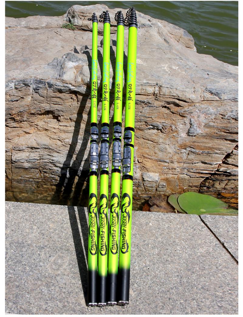 3.6M-6. Carbon Fiber Fishing Rod Or Rod Reel Combos Portable Telescopic Fishing Pole Spinning Reel Fishing Set