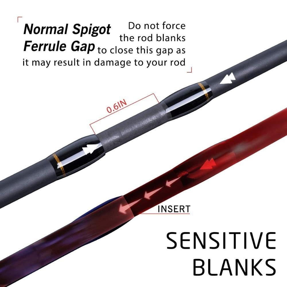 Goture Xceed 4 Section Spinning Casting FUJI Fishing Rod 6Ft-10Ft 5-39g Carbon Fiber MH M Portable Lure Rods for Travel Fishing