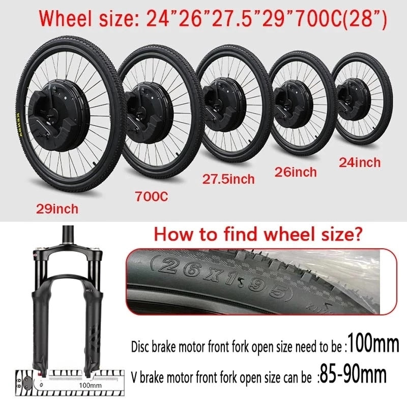 All in One Ebike Convertion Kit 40km/h E Bike Convertion Kit IMotor 3.0 Battery Inclusive Electric Bicycle Conversion Hub Motor
