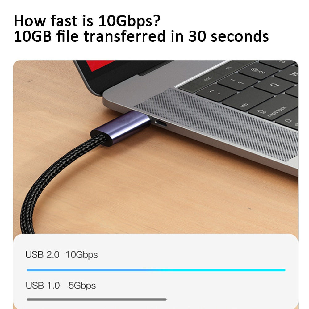 140W Type C PD3.1 Fast Charging Cable Adapter USB C to Type C Cable Cord for MacBook Pro/ Air for iPad for iPhone Samsung