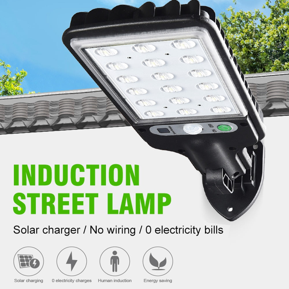18led/30cob/72cob LED Solar Power Wall Light Outdoor Motion Sensor Lamp Garden Yard Remote Control Lamp Solar Street Lights