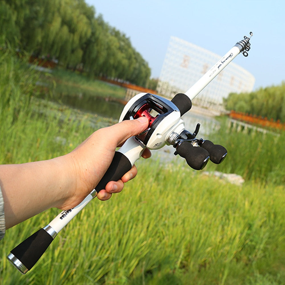 Carbon Fishing Rod 1.8/2.1/2.4m Lightweight Ultra Short Sea Fishing Pole Strong Bearing Capacity Pesca Ceramic Guide Ring Tackle