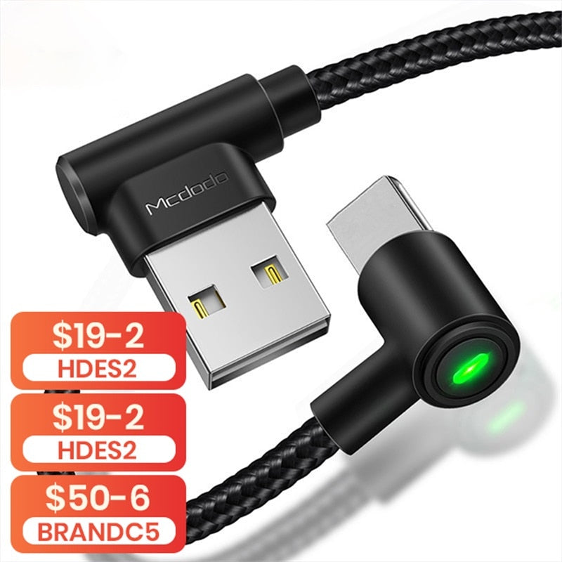 MCDODO USB Cable Fast Charging Mobile Phone Charger Data Cord For iPhone 13 12 11 Pro Max Xs Xr X 8 7 6 6s Plus 5s 5 5c SE iPad