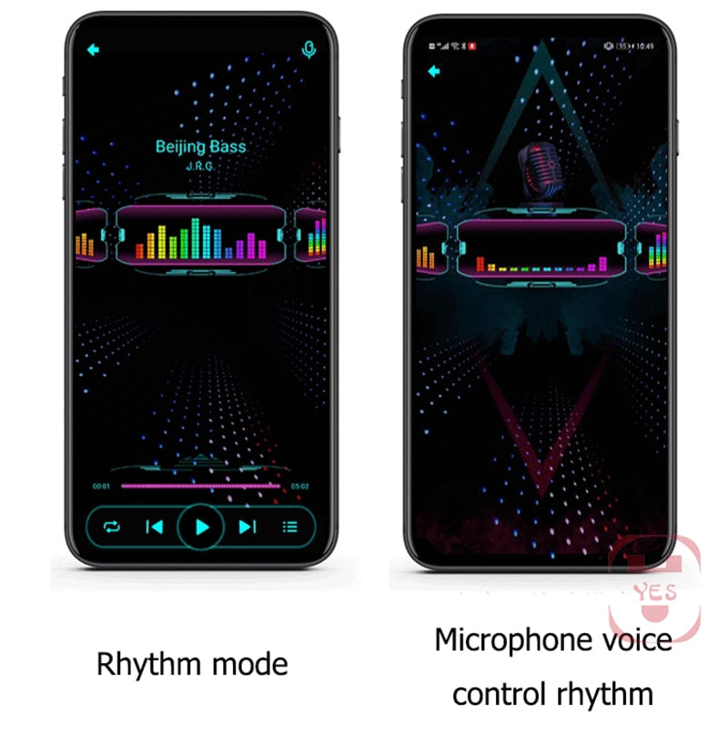 App Control Bluetooth Led Party Glasses Customized Languages USB Charge Flashing Luminous Eyewear Christmas Concert Sunglasses