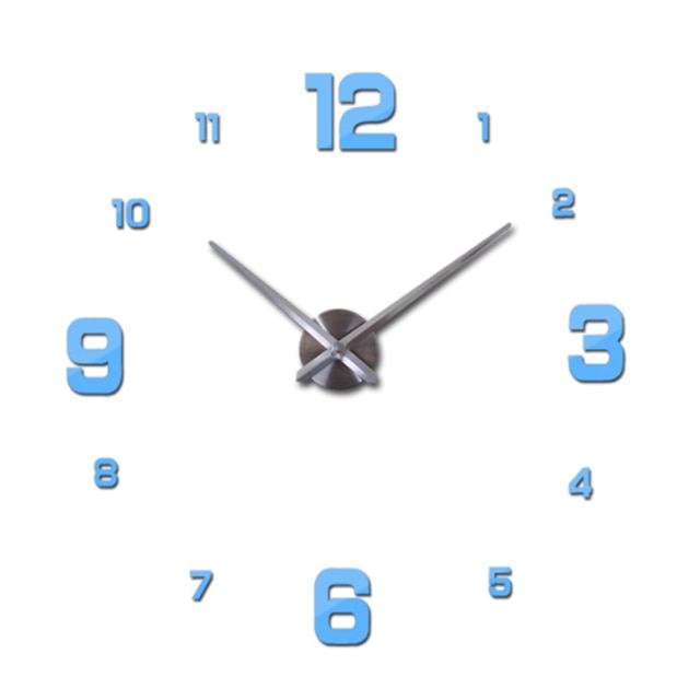 2021 New Arrival 3d Real Big Wall Clock Modern Design Rushed Quartz Clocks Fashion Watches Mirror Sticker Diy Living Room Decor