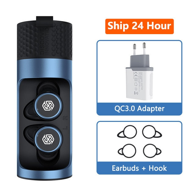 True Wireless Earbuds aptX With Qualcomm Chip Nillkin Bluetooth earphone with Mic CVC Noise Cancelling headset IPX5 Water Proof