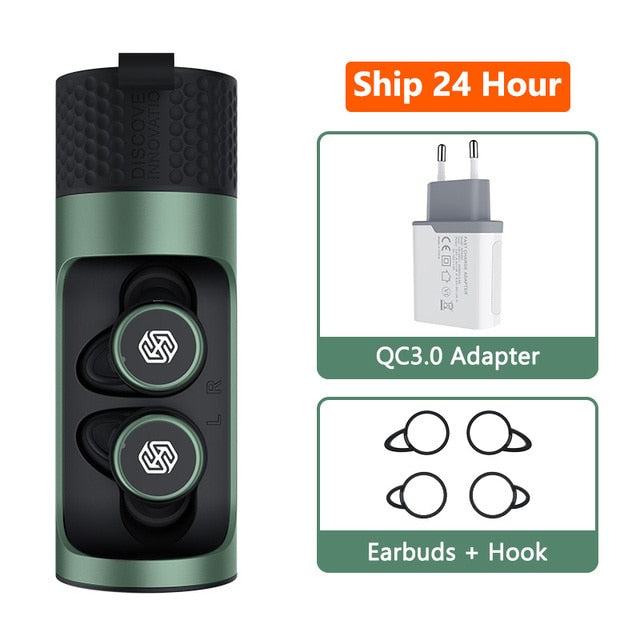 True Wireless Earbuds aptX With Qualcomm Chip Nillkin Bluetooth earphone with Mic CVC Noise Cancelling headset IPX5 Water Proof