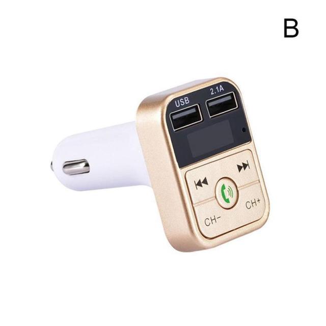 FM Transmitter Bluetooth Handsfree Wireless Bluetooth Car Kit Vehicle MP3 Player 2 USB Charger 2.1A Car FM Modulator