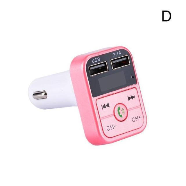 FM Transmitter Bluetooth Handsfree Wireless Bluetooth Car Kit Vehicle MP3 Player 2 USB Charger 2.1A Car FM Modulator