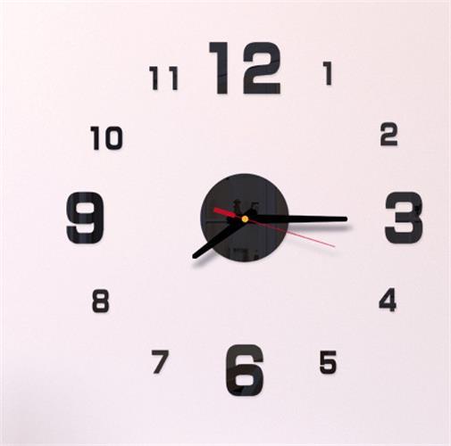 3D Big Size Geometry Wall Clock Mirror Sticker DIY Brief Living Room Meetting Room Decor Art Mirror Kids Room Home Decor