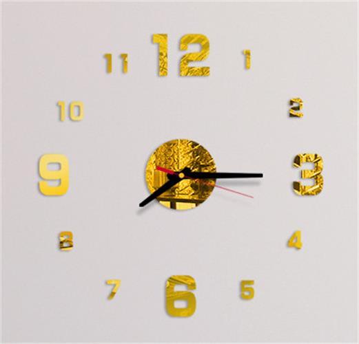 3D Big Size Geometry Wall Clock Mirror Sticker DIY Brief Living Room Meetting Room Decor Art Mirror Kids Room Home Decor