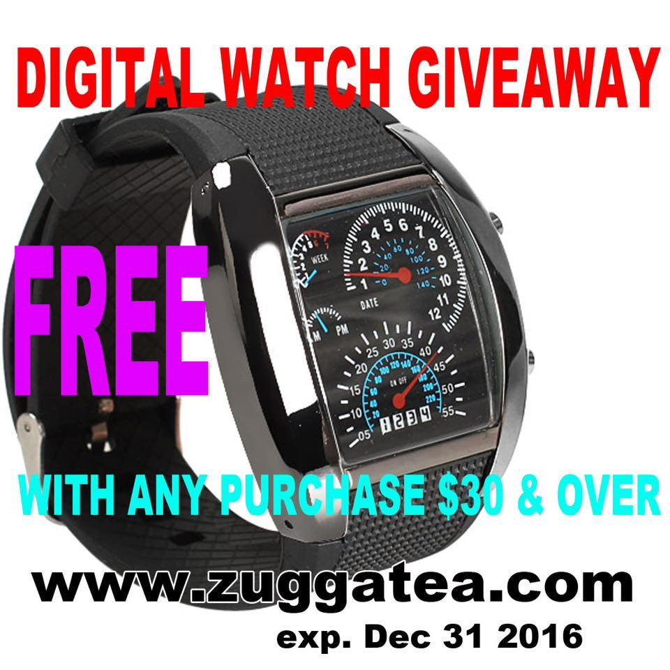 Digital Watch giveaway