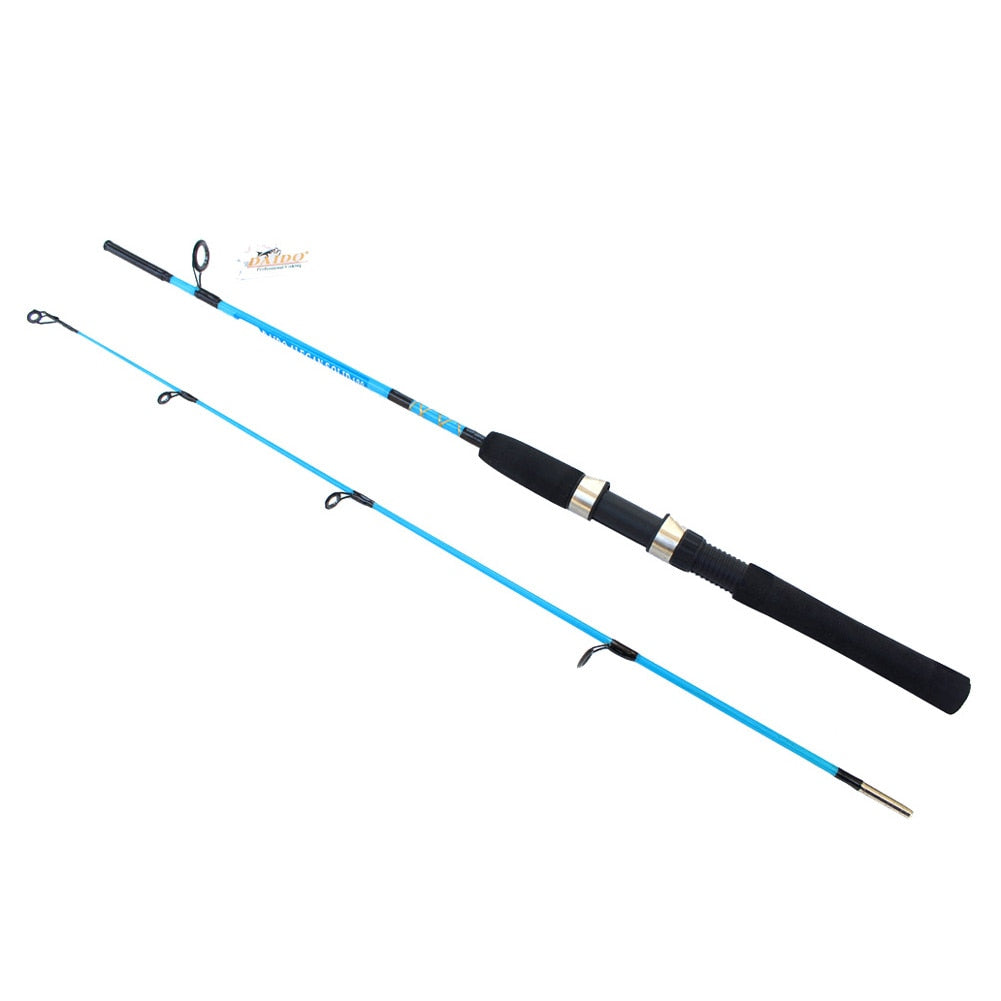 New 1.2M Portable Soft Tail Fiber Reinforce Plastic Lure Rod Telescopic Solid Raft Spining Fishing Pole Fishing Tackle Accessory