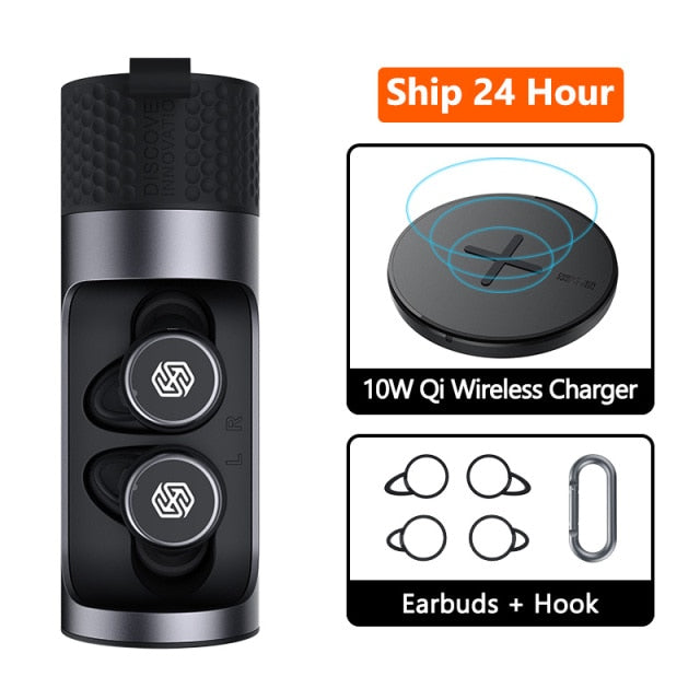 True Wireless Earbuds aptX With Qualcomm Chip Nillkin Bluetooth earphone with Mic CVC Noise Cancelling headset IPX5 Water Proof