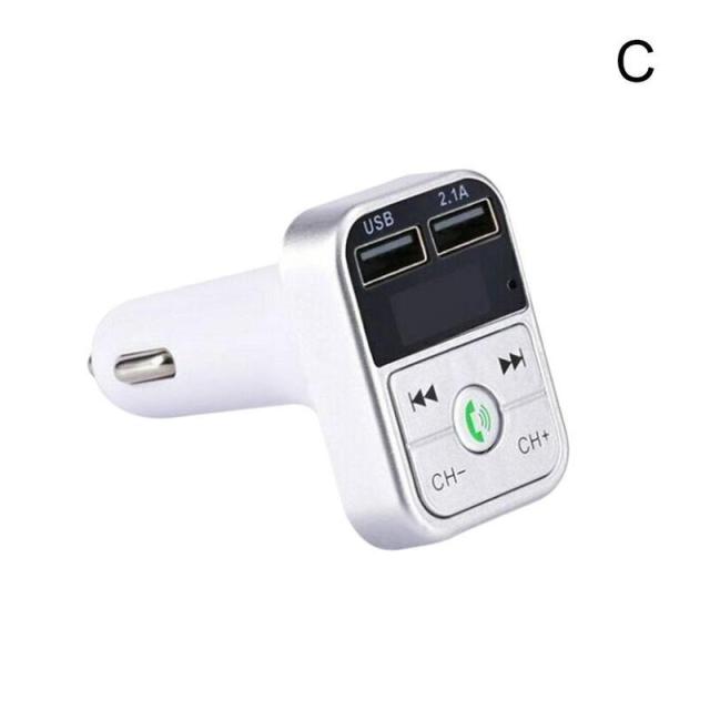 FM Transmitter Bluetooth  Handsfree Wireless Bluetooth Car Kit Vehicle MP3 Player 2 USB Charger 2.1A Car FM Modulator